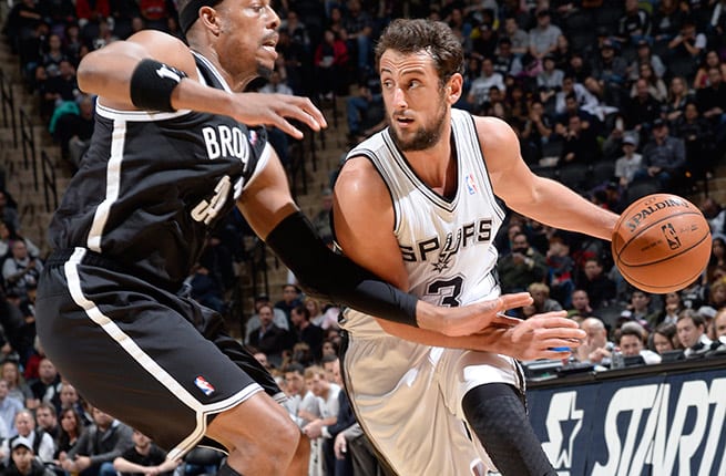 Marco Belinelli is averaging 10.5 points off the bench and shooting 49.6 percent from three-point range.